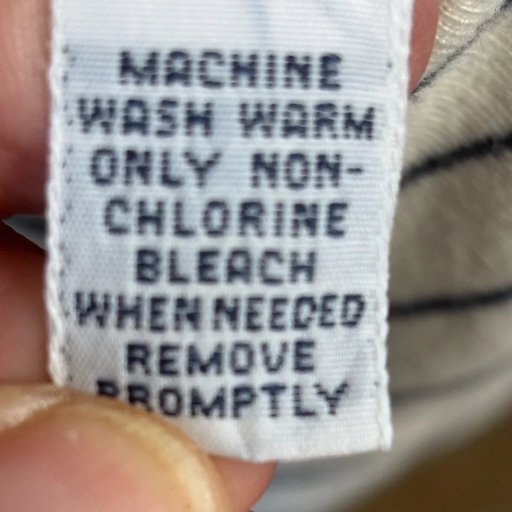 Polo Ralph Lauren cream and Blue Striped Cotton‎ Polo Shirt Mens XL